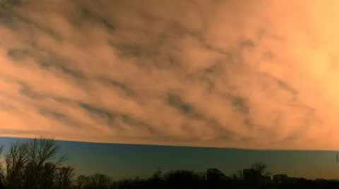 Mist dusk time lapse t3217 Stock Footage 10902133