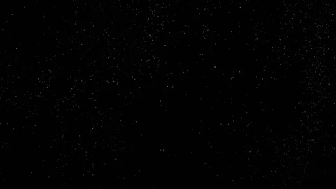 Mist of falling snow particles isolated on black background Stock Footage 125771714