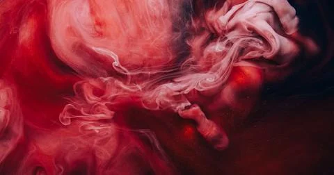 Mist flow mystery explosion splash wave paint mix Stock Photos