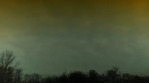 Mist gloomy time lapse t3218 Stock Footage 10902136