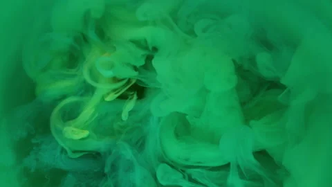 Mist ink cloud mix smoke puff paint mix splash Stock Footage 321140654