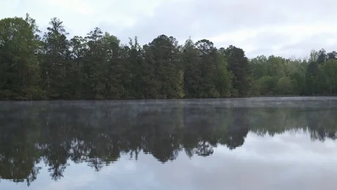 Mist on Lake Stock Footage 106823117
