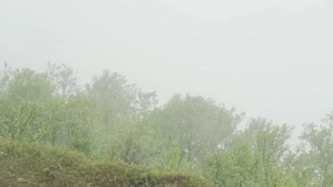 Mist in the mountains of Norway Stock Footage 237997897