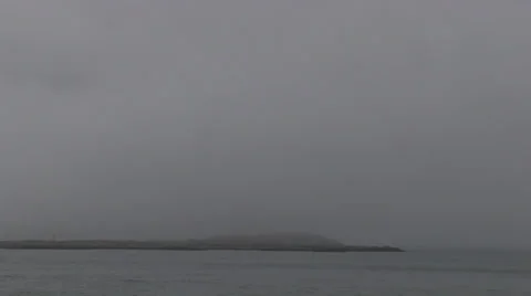 Mist ocean low island 스톡 동영상 36640131