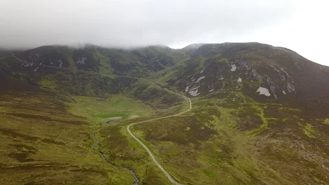 Mist over a mountain Stock Footage 111657700