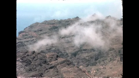 Mist Over Mountain Range Stock Footage 278167445