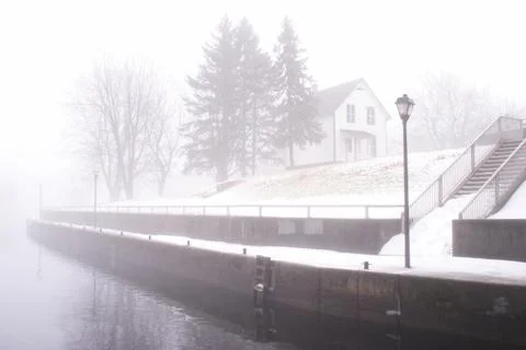 Into The Mist Stock Photos