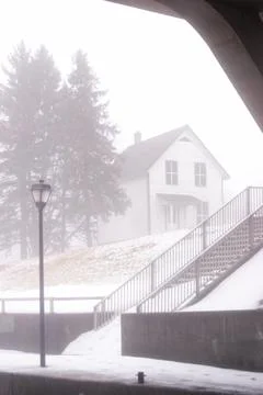 Into The Mist Stock Photos