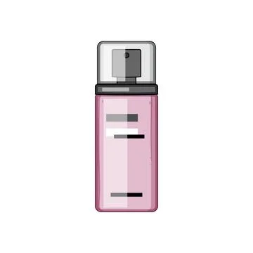 Mist setting spray cartoon vector illustration Stock Illustration