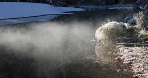 Mist on water Stock Footage 144295847