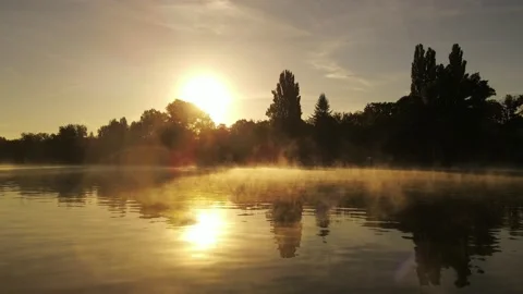 Mist on water Stock Footage 161947778