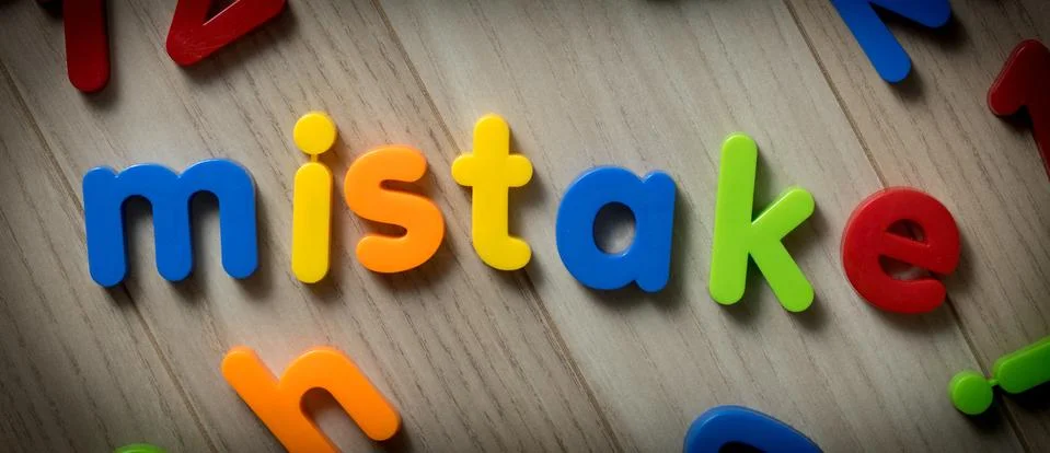Mistake concept Stock Photos