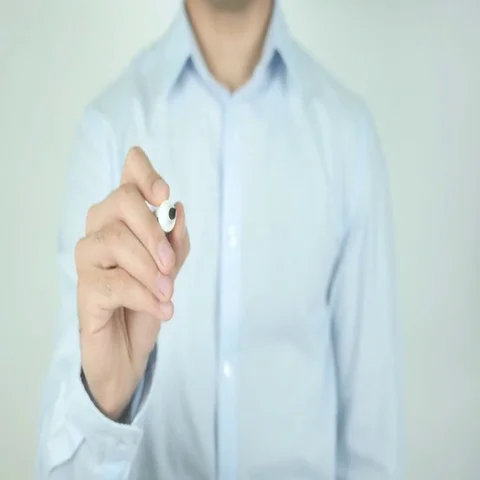 Mistakes, Writing On Transparent Screen Stock Footage