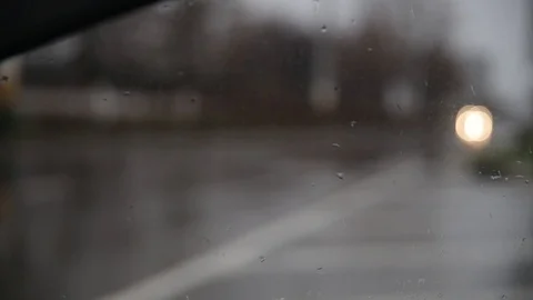 Misted window in the car Stock Footage 104220405