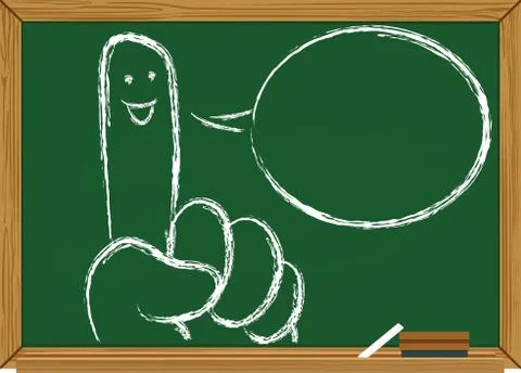 Mister finger 스톡 일러스트