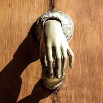 Misterious knocker Stock Photos