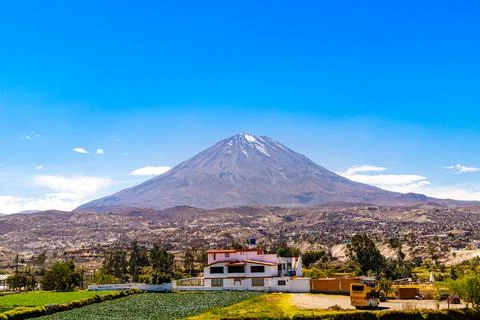 Misti volcano Stock Photos