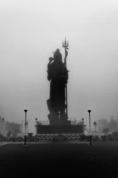 Mistical giant statue of shiva Photos