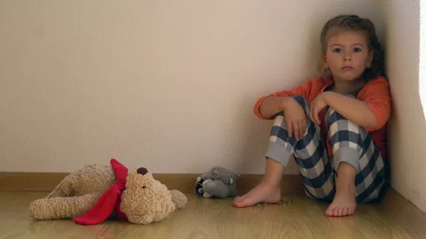 Mistreated child Stock Footage 139098301