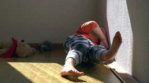 Mistreated child Stock Footage 139098502