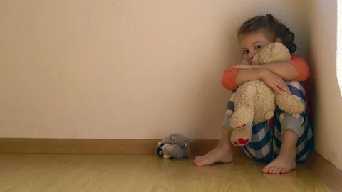 Mistreated child Stock Footage 139098509