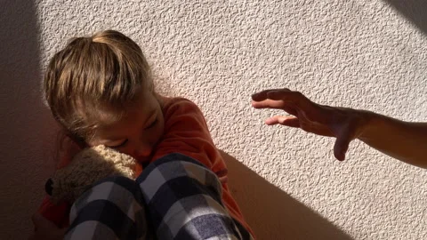 Mistreated child Stock Footage 139106807