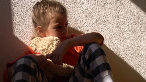 Mistreated child Stock Footage 139107478