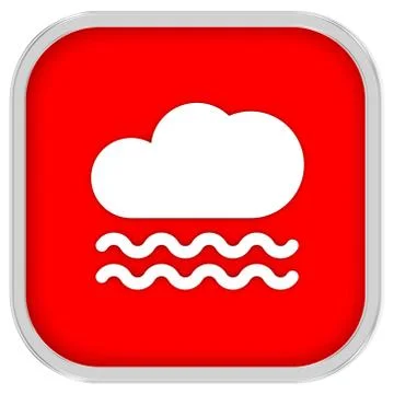 Misty and cloudy sign Stock Illustration