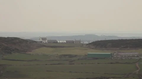 Misty coastline view Stock Footage 22284297