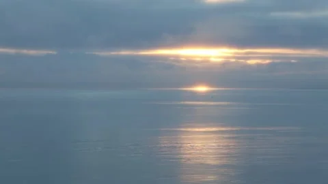A misty dawn over the Firth of Forth Estuary, Northern, Scotland Stock Footage 260826146