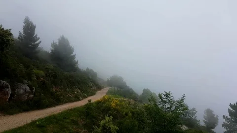 Misty Evening in the Mountains Vídeos de archivo 76395838