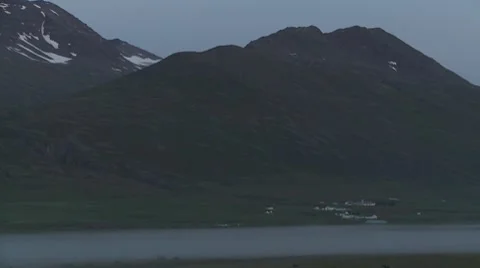 Misty Farm Timelapse Stock Footage 8763920