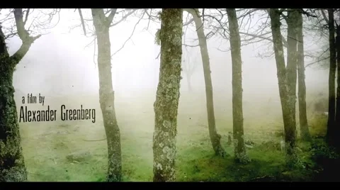 MISTY FOREST 2 ( cinematic mystery opening end titles ) Stock After Effects
