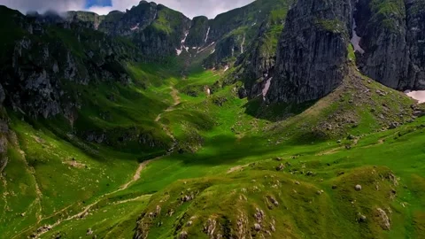 Misty Forest Mountains Stock Footage 322828630