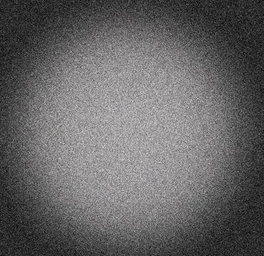 Misty gray spherical shape on black background Stock Illustration