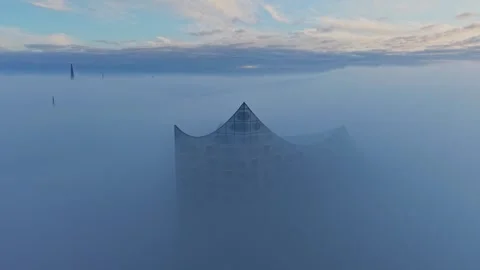 Misty Hamburg Stock Footage 304177838