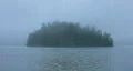 Misty island. HD Footage
