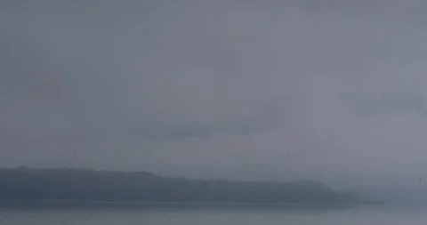 A misty lake at daybreak Stock Footage 314793886