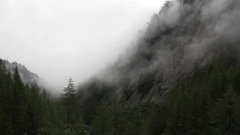 Misty landscape Stock Footage 208122452