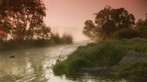Misty morning Stock-Footage 28390163