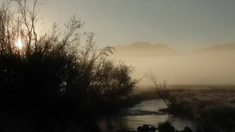 A misty morning Stock Footage 330297193