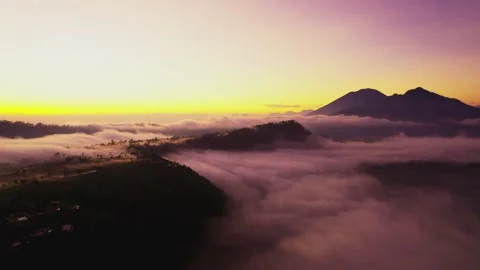 Misty mountain Stock Footage 303748777