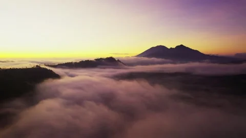 Misty mountain Stock Footage 303748814