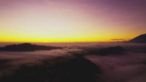 Misty mountain Stock Footage 303748833