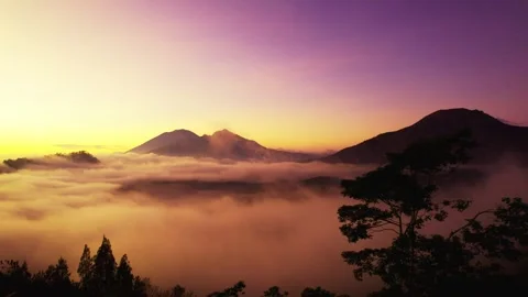 Misty mountain Stock Footage 303748869