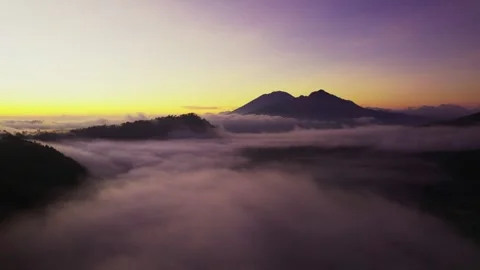 Misty mountain Stock Footage 303748927