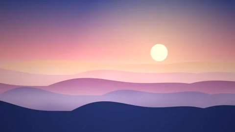 Misty Mountain Layers Drifting in Looping Motion Background Vidéo 348301780