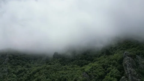 Misty Mountain Peaks 2 Stock Footage 278221987