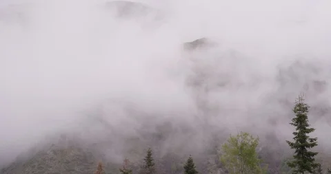 Misty Mountains in 4K Stock Footage 89918296