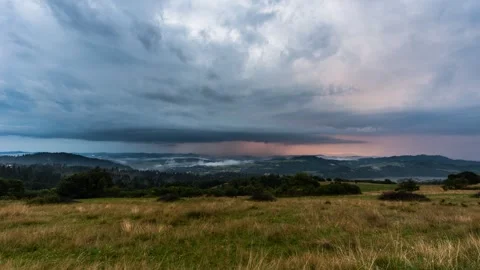 Misty Mountains – Dramatic Cloud Formation Timelapse in 4K UHD Stock Footage 303865491
